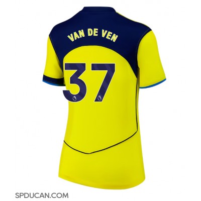 Zenski Nogometni Dres Tottenham Hotspur Micky van de Ven #37 Rezervni 2025-26 Kratak Rukav Zenski Nogometni Dres Tottenham Hotspur Micky van de Ven #37 Rezervni 2025-26 Kratak Rukav